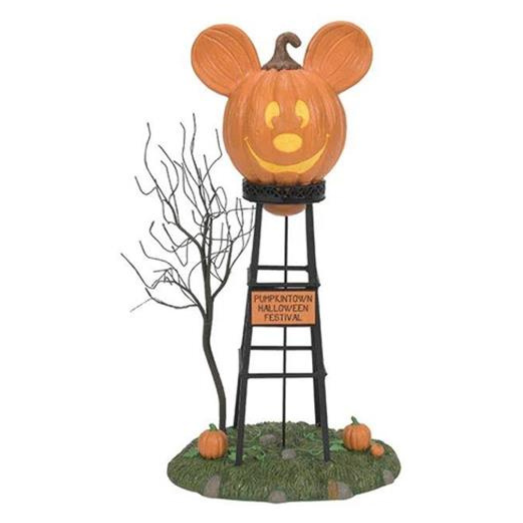 Department 56 Disney Mickey's Pumpkintown Water Tower - Thumbnail 2