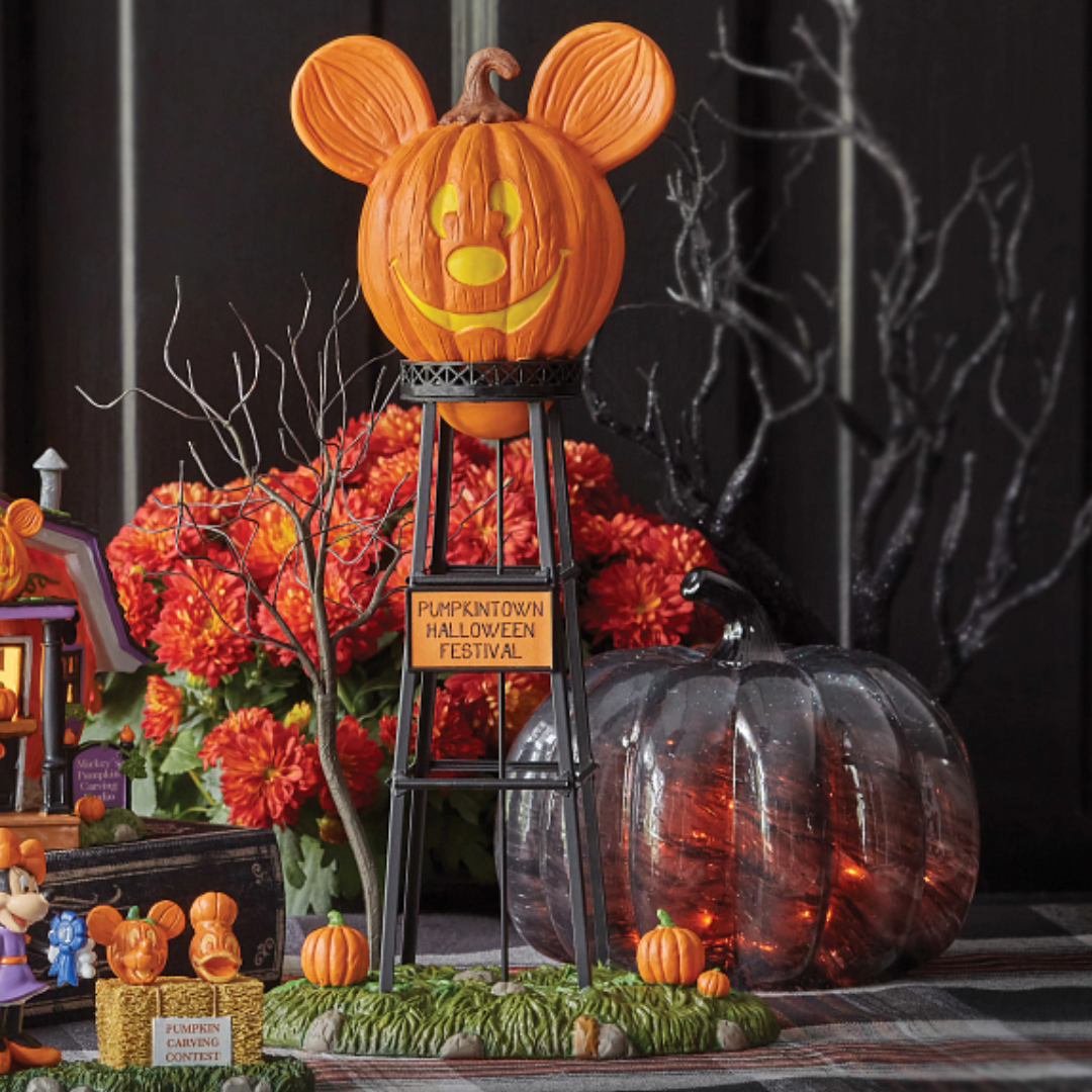 Department 56 Disney Mickey's Pumpkintown Water Tower