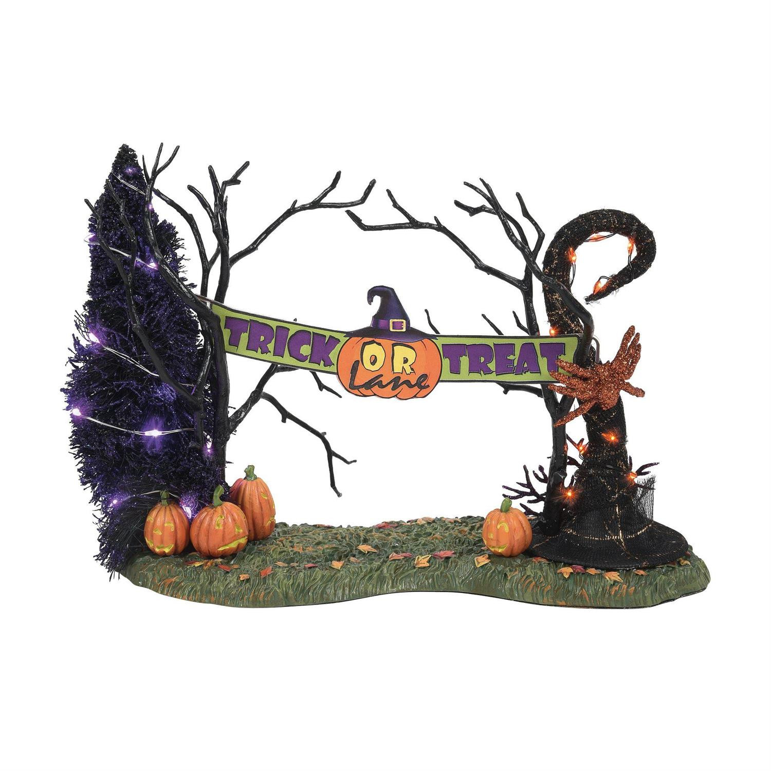 Department 56 Trick Or Treat Lane Entrance - Thumbnail 4