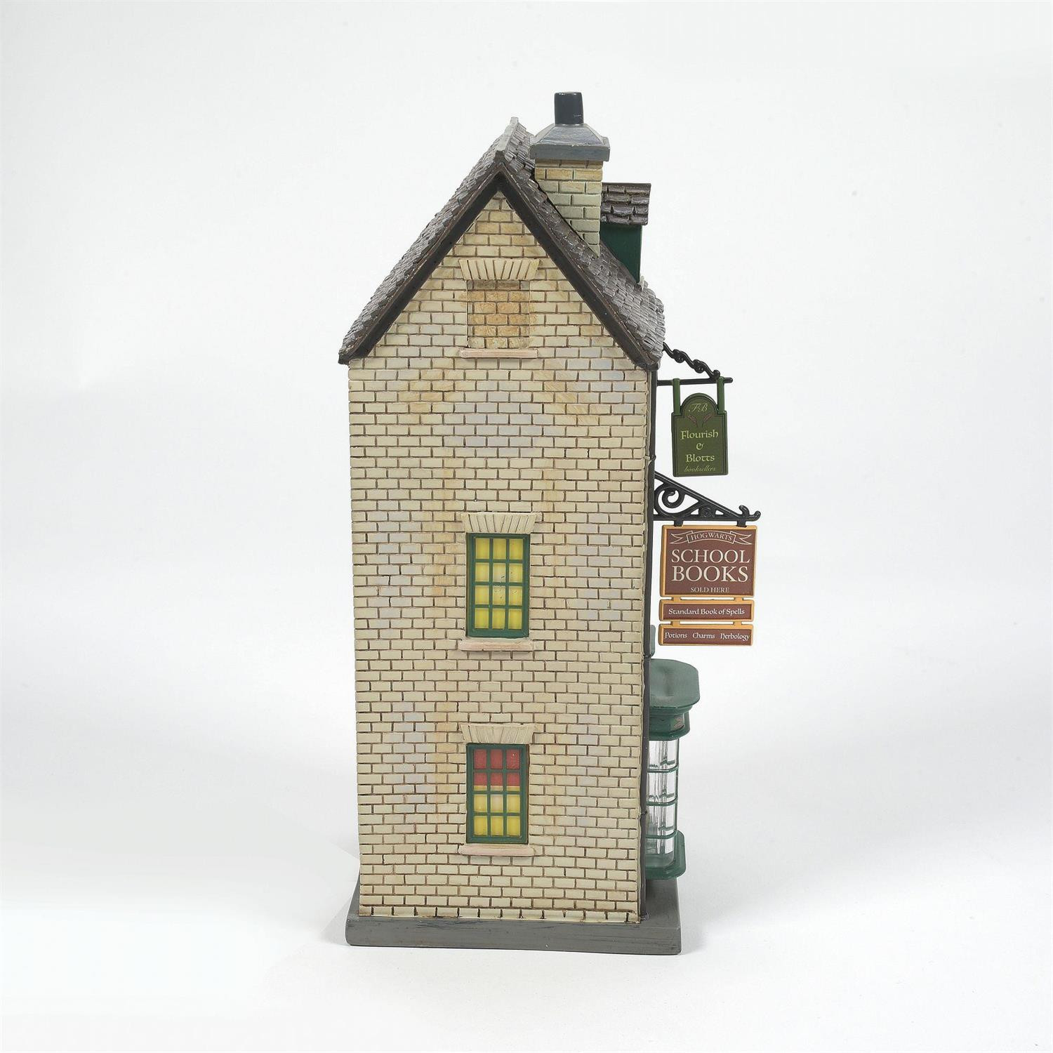 Department 56 Harry Potter Village Flourish and Blotts Building
