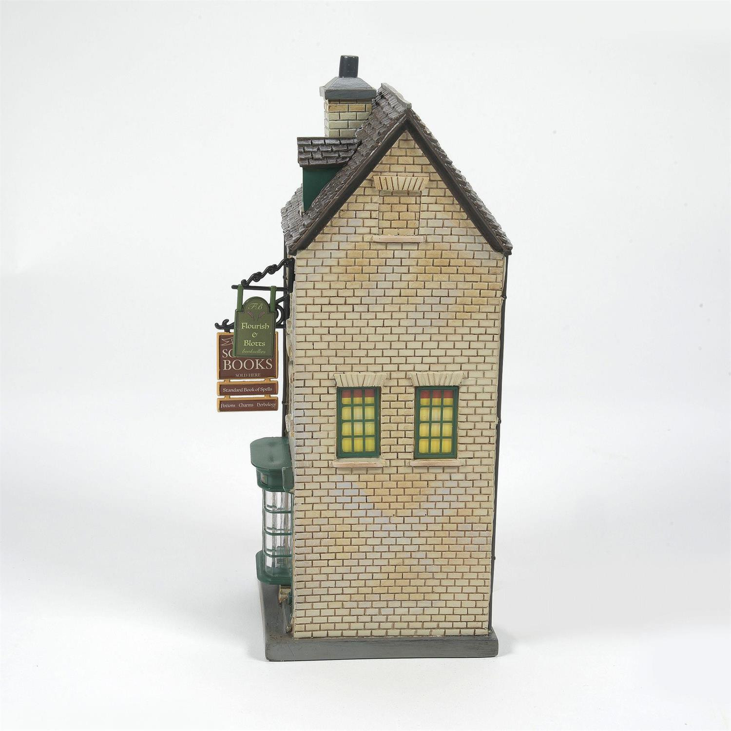 Department 56 Harry Potter Village Flourish and Blotts Building