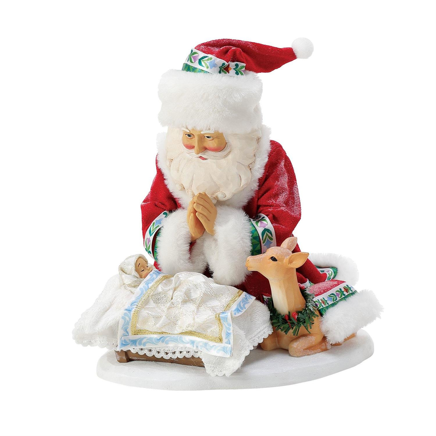 Department 56 Possible Dreams Jim Shore Limited Edition Wrapped in Love  Santa Figure 6012197