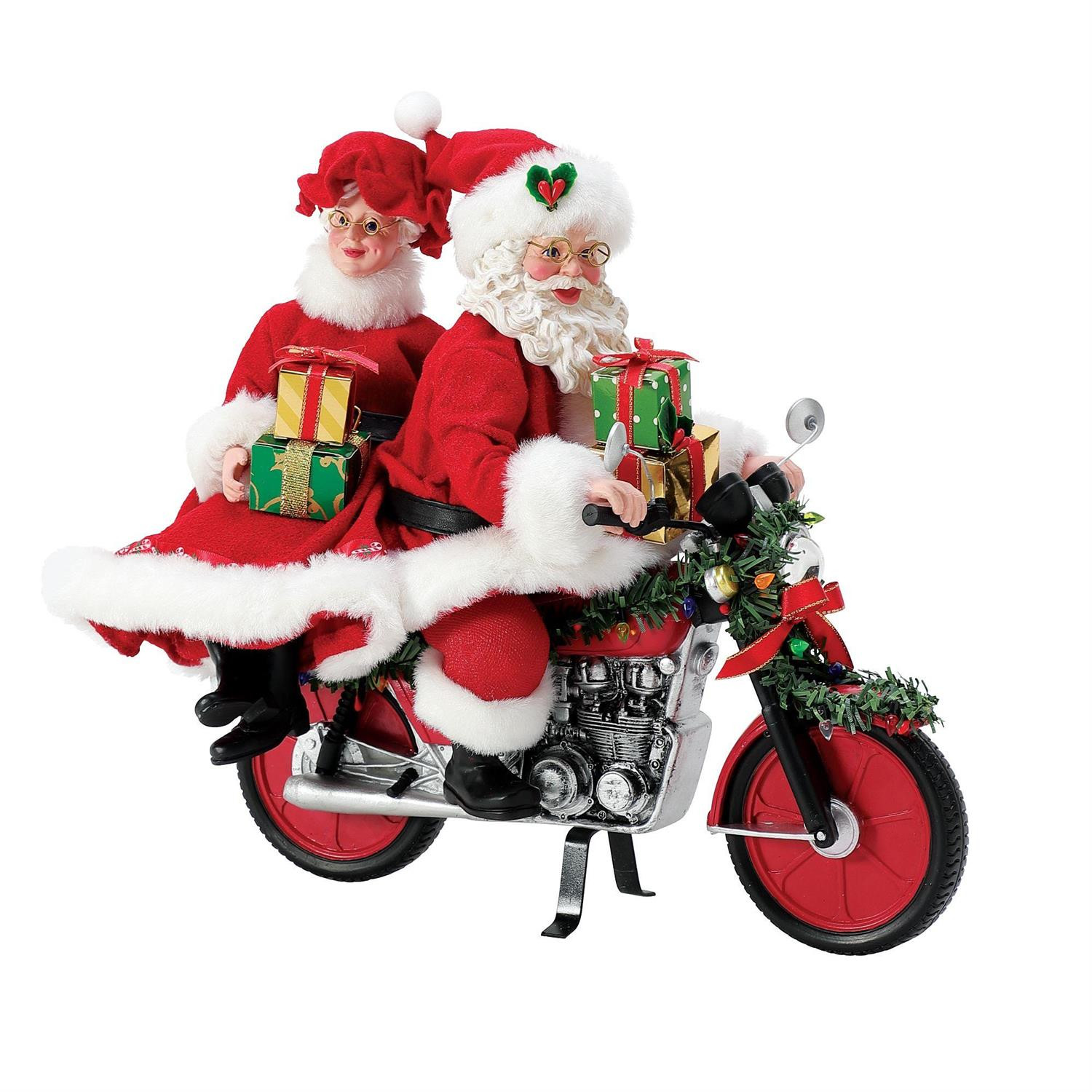 Department 56 Possible Dreams Santa On Any Sunday Motorcycle