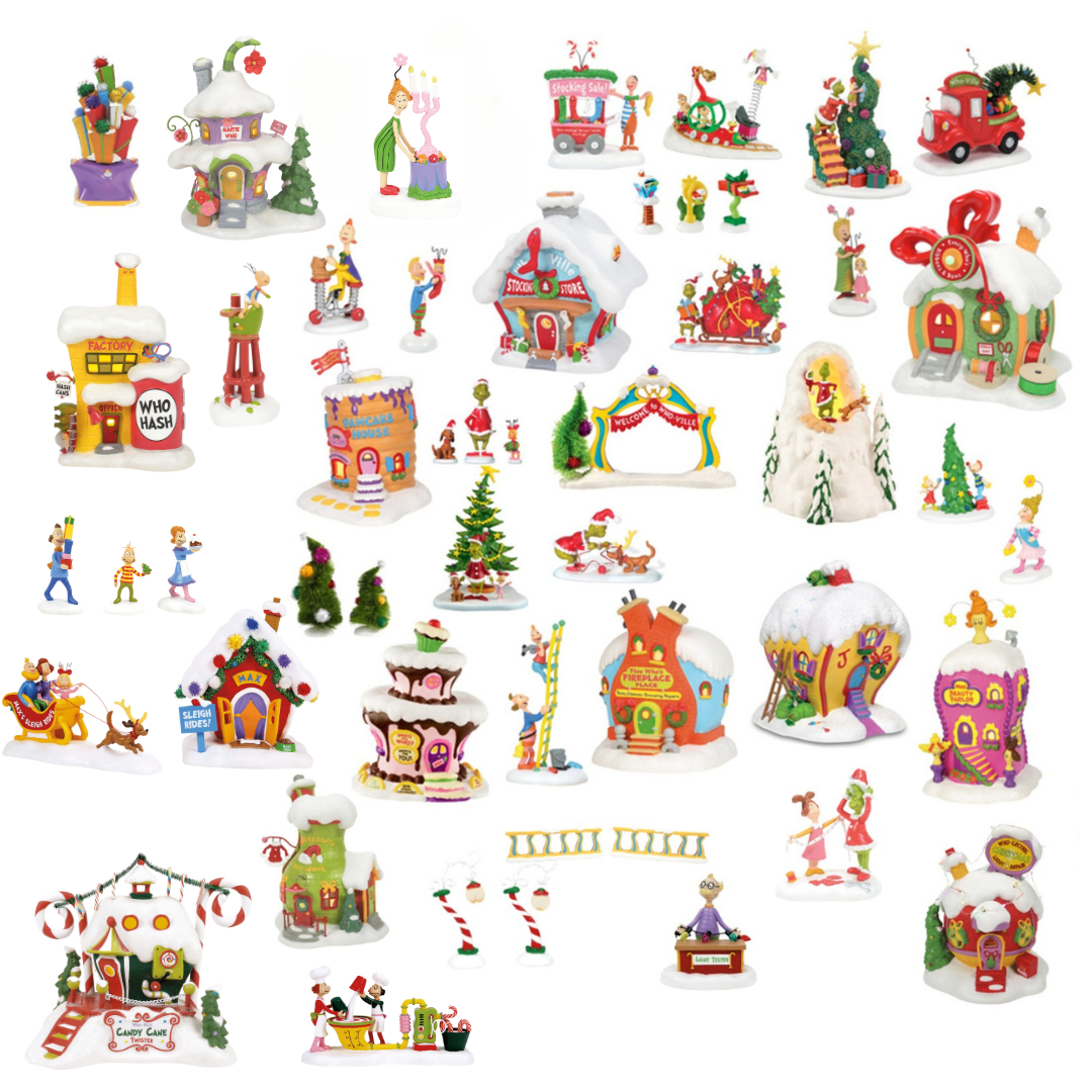 Department 56 The Grinch 2026 Full 40 pc Set | Department 56