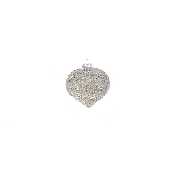 Raz Imports Beaded Glass Ornament - Thumbnail 2