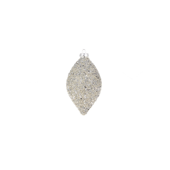 Raz Imports Beaded Glass Ornament - Thumbnail 3