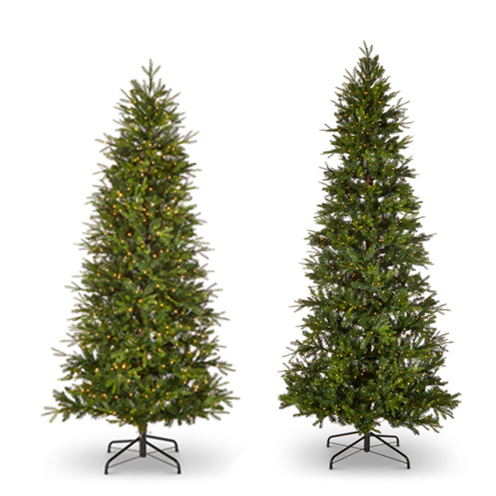 Raz 7.5' or 9' Snake Light Green Slim Spruce Artificial Christmas