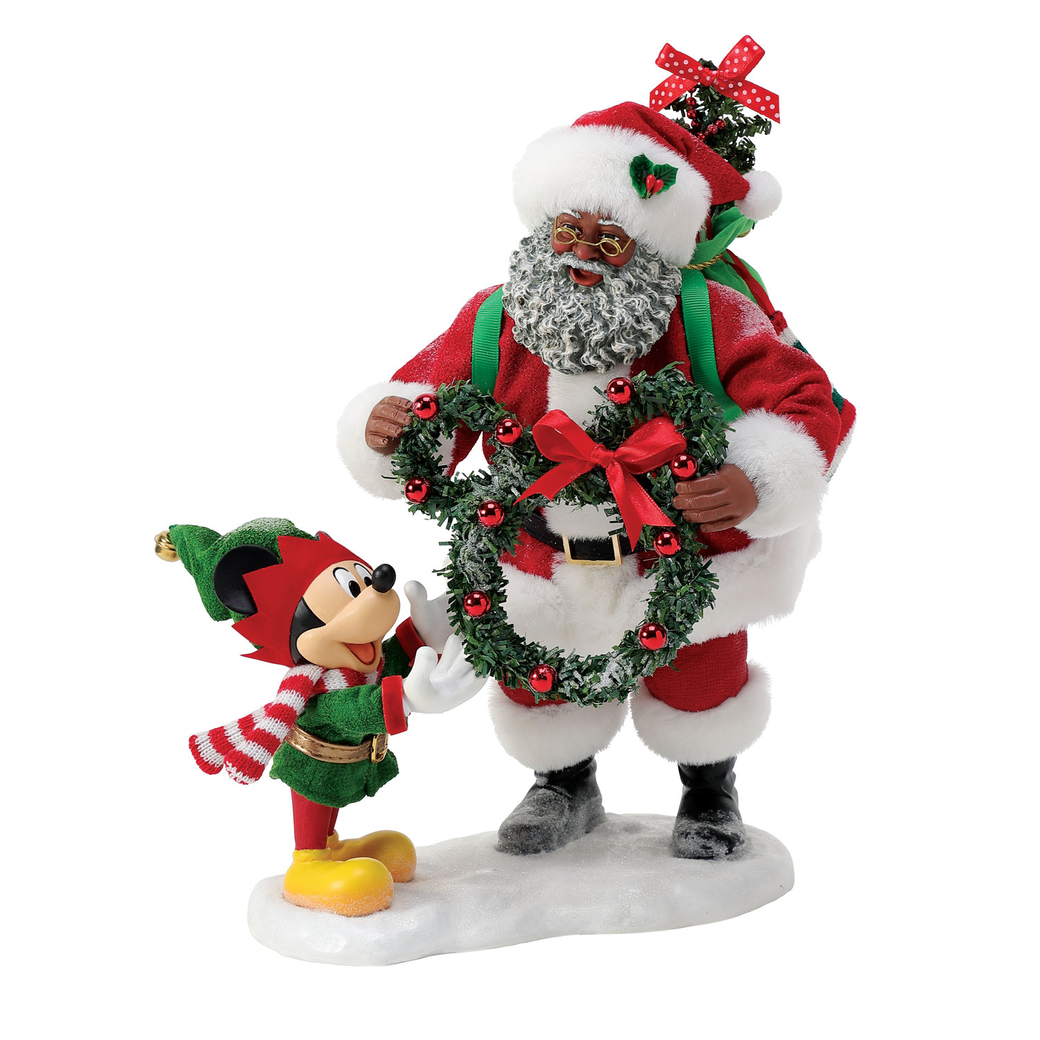 Department 56 Possible Dreams African American Santa Evergreen