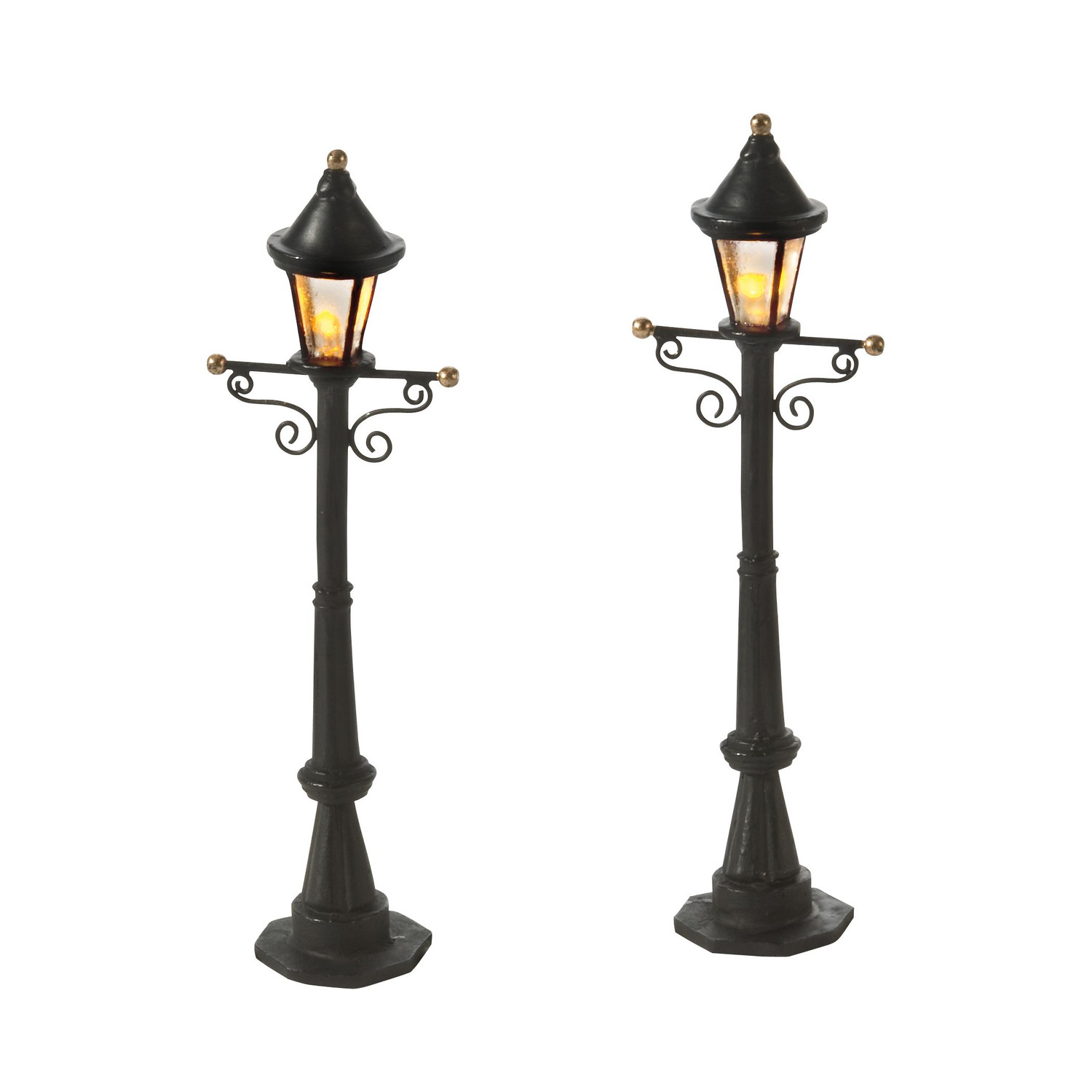 セール‼️TOWN・LIGHT・デッドストック品‼️ Department 56 Christmas Village Accessory Uptown Street Lights
