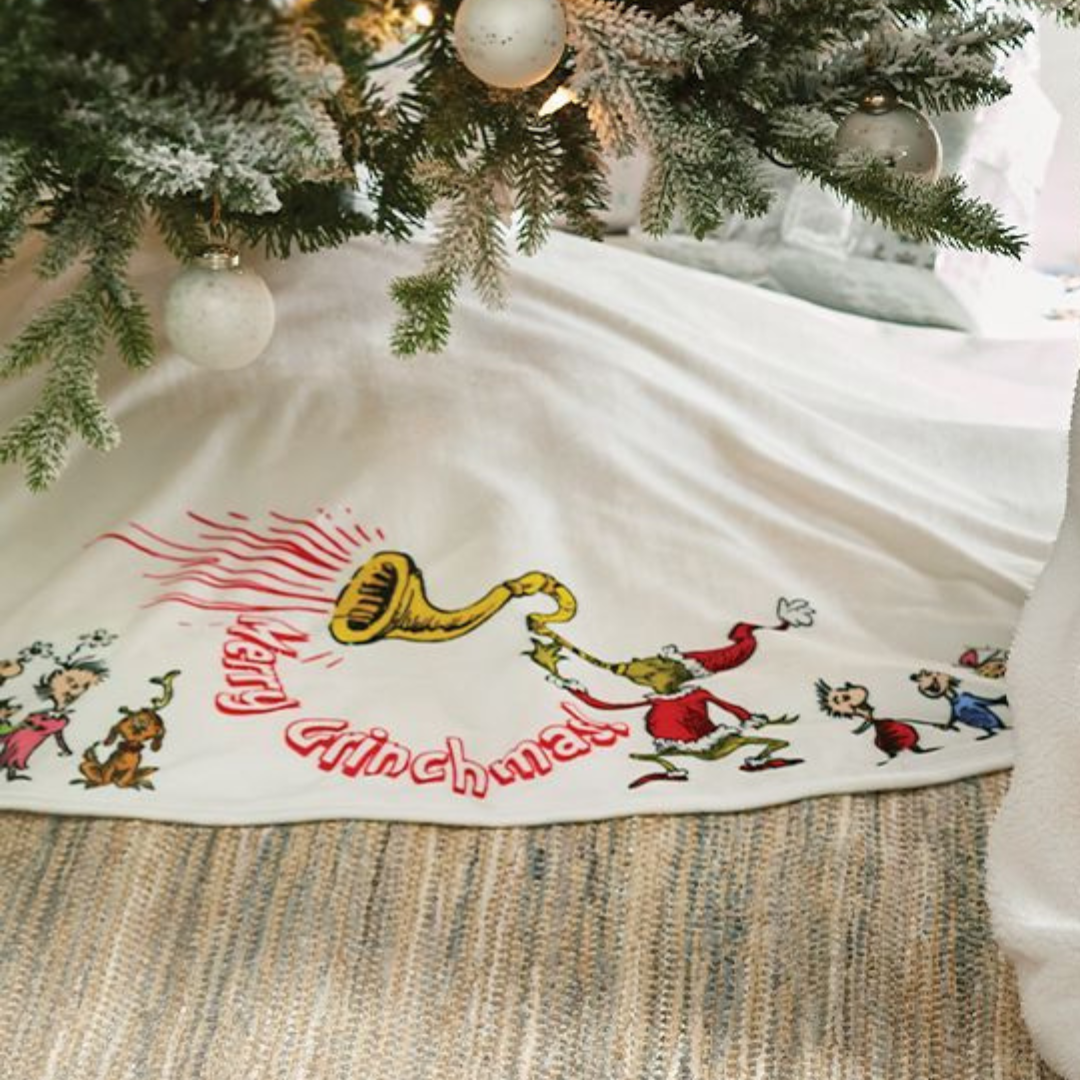 Department 56 Merry Grinchmas Christmas Tree Skirt - Thumbnail 2