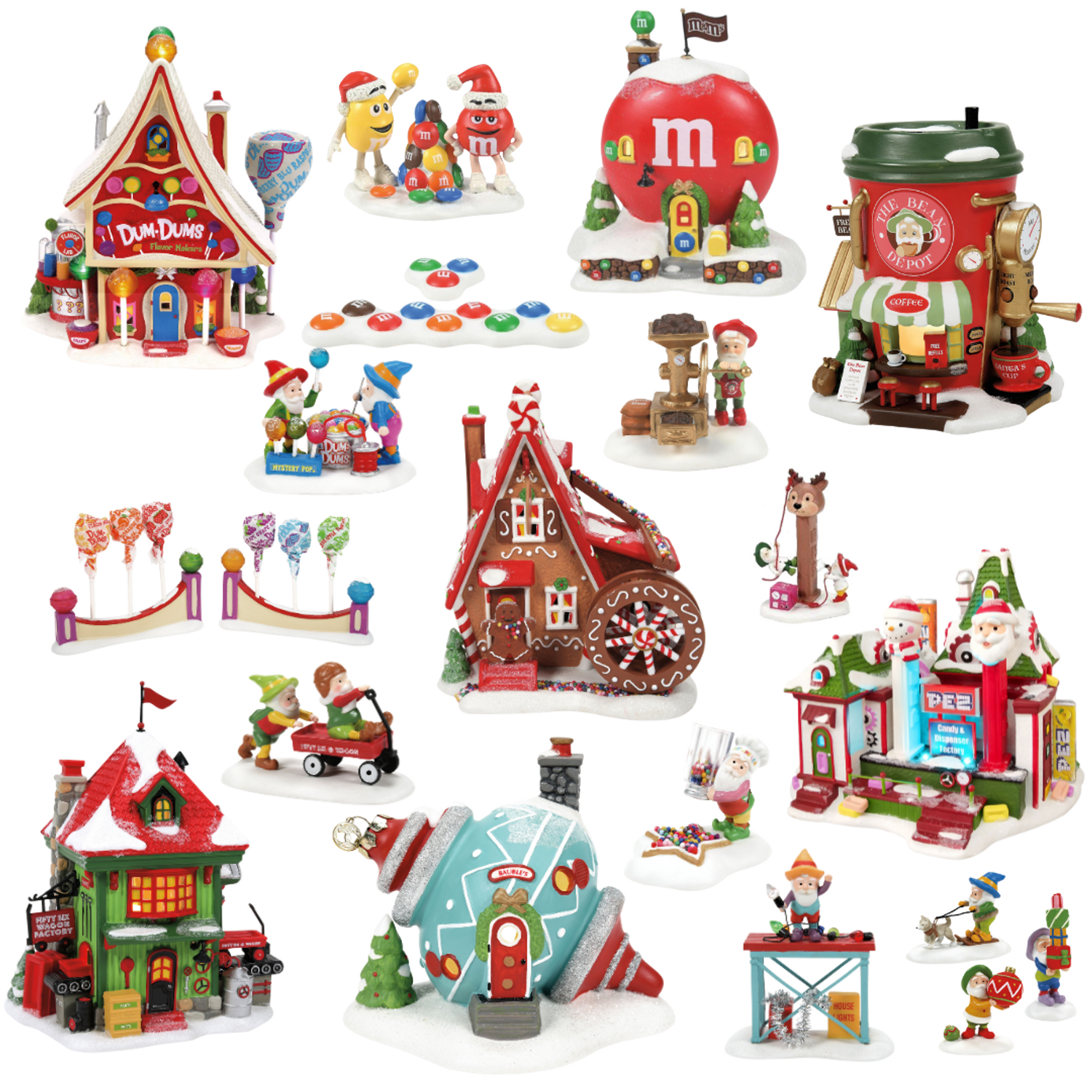 Department 56 2024 The North Pole Village 17 Pc Set Department 56