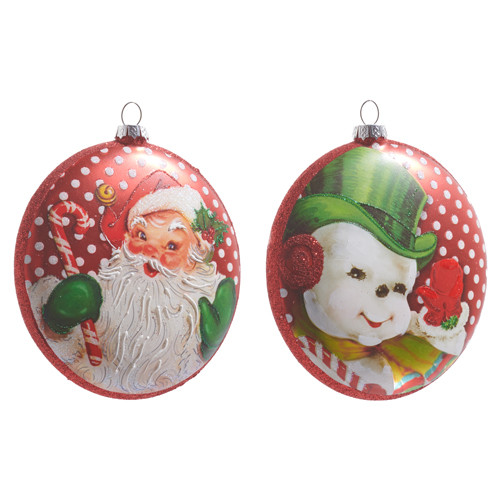 Raz Imports Glass Ornament
