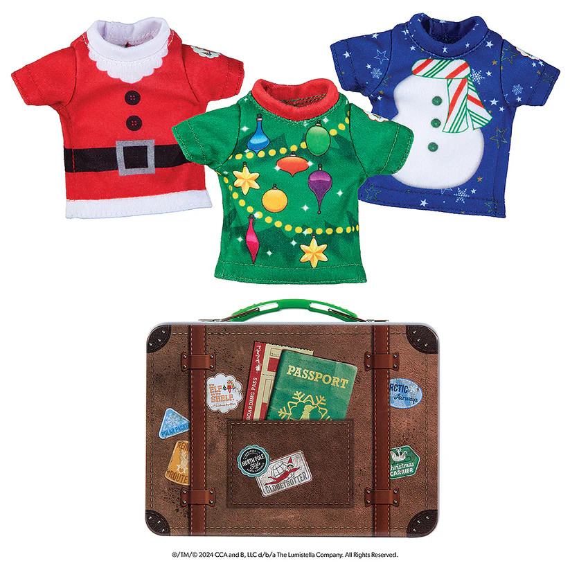 Elf On The Shelf Claus Couture Collection Christmas T-Shirt Outfit
