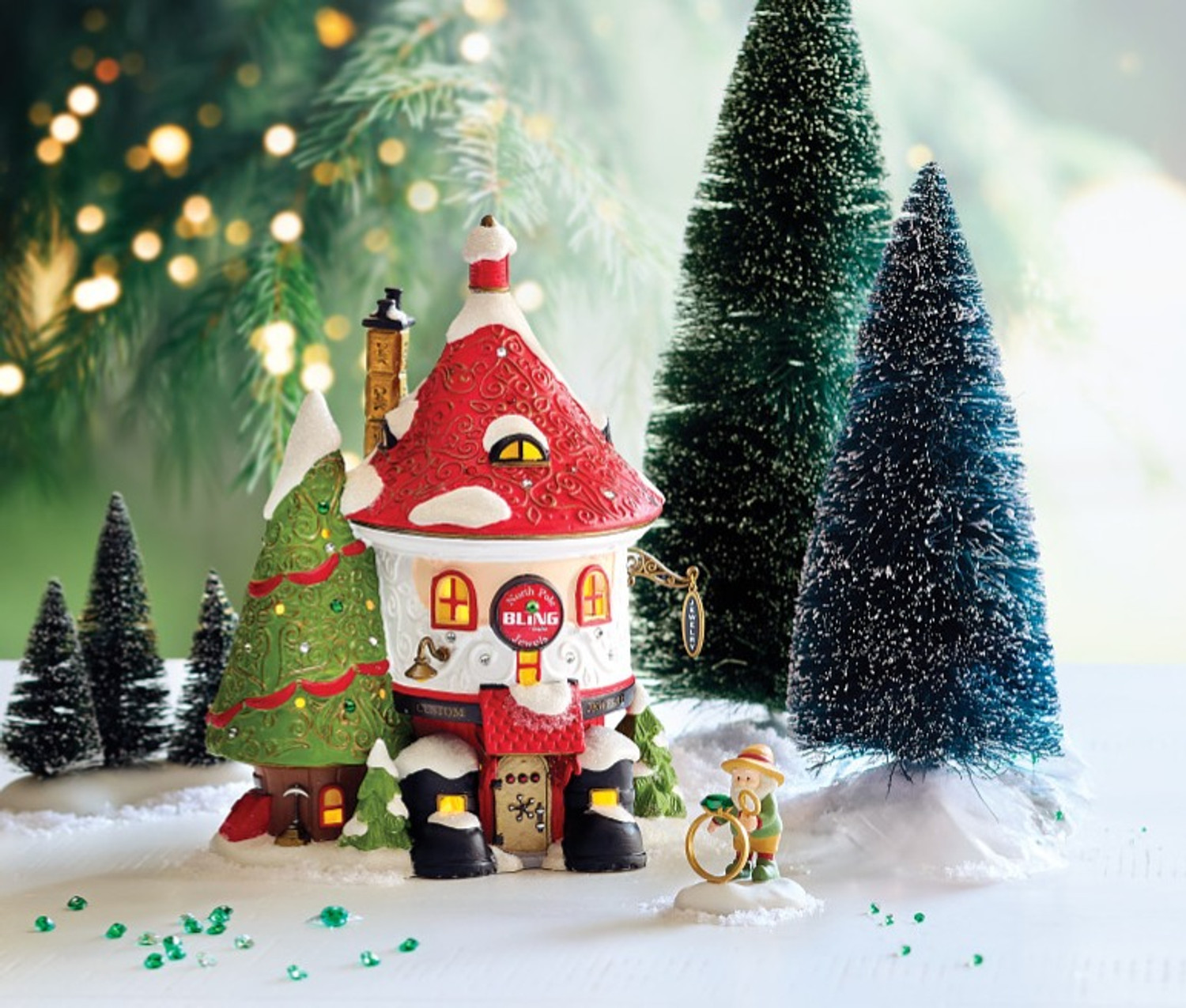 dept 56 デパートメント56 サンタオルゴール　クリスマス Amazon.com: Department 56 Santa Claus is Comin' To Town
