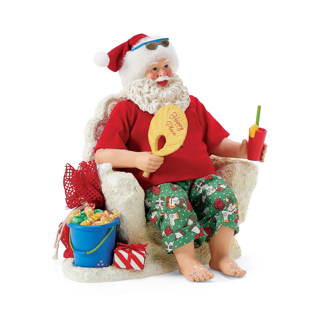POSSIBLE DREAMS サンタクロースフィギュリン お昼寝 人形 Department 56 Possible Dreams Santa Happy Place Figure