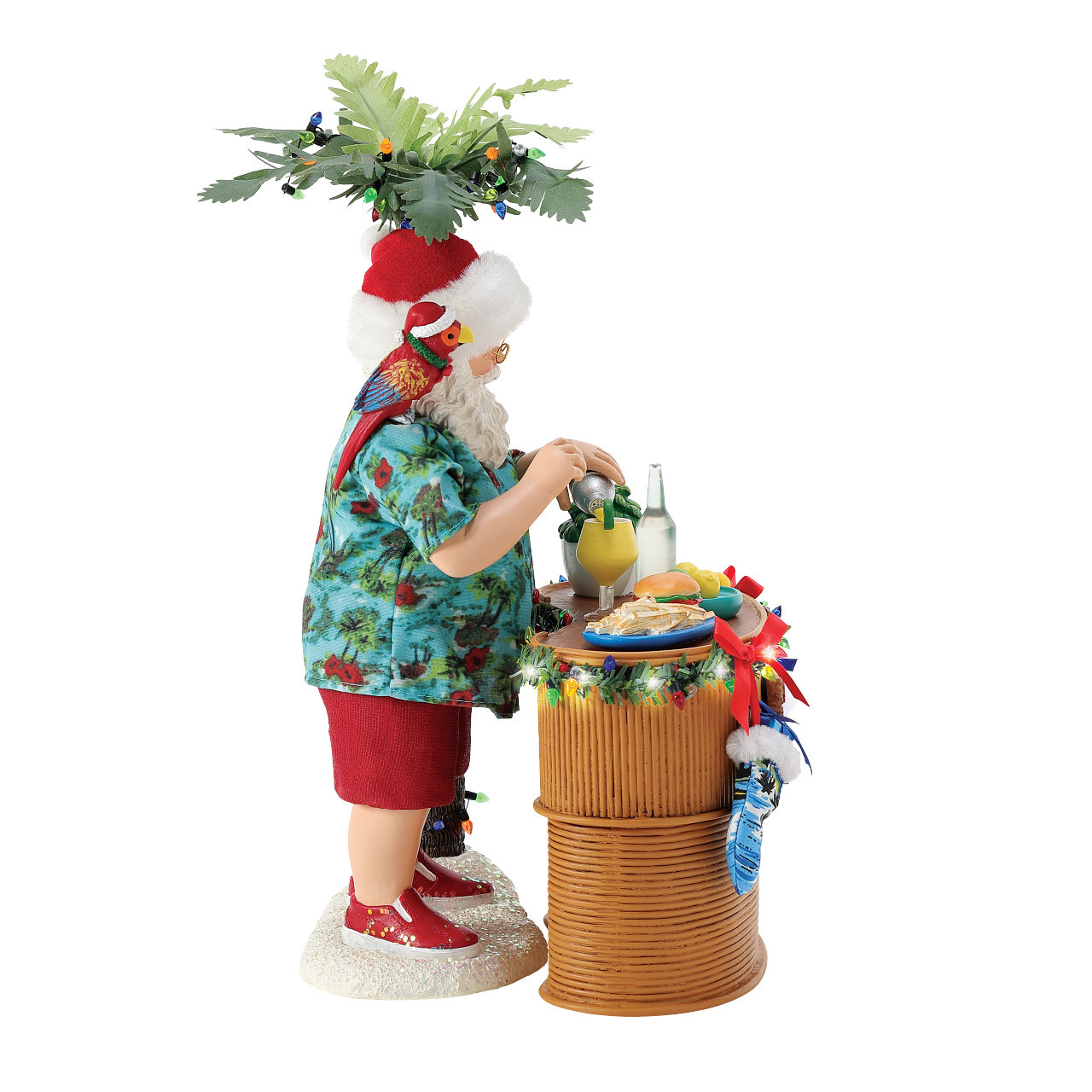 Department 56 Possible Dreams Santa Santa's Tiki Bar Figure