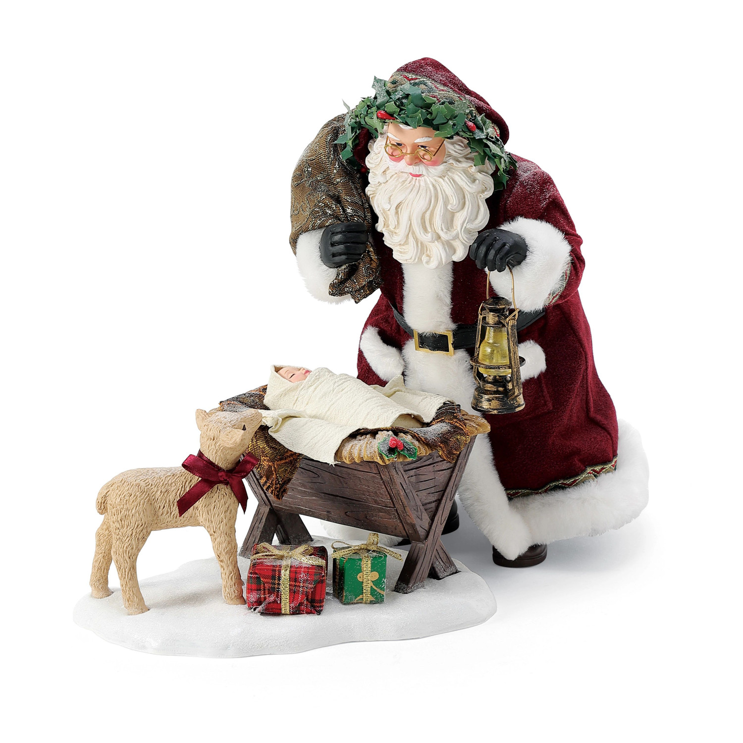 POSSIBLE DREAMS サンタクロース置物　クリスマス Department 56 Possible Dreams Santa Sleep in Heavenly Peace