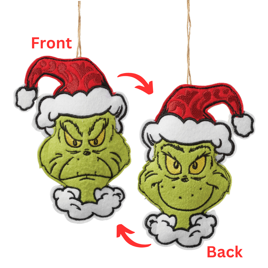 Department 56 Jim Shore Seuss Grinch Naughty/Nice Felt