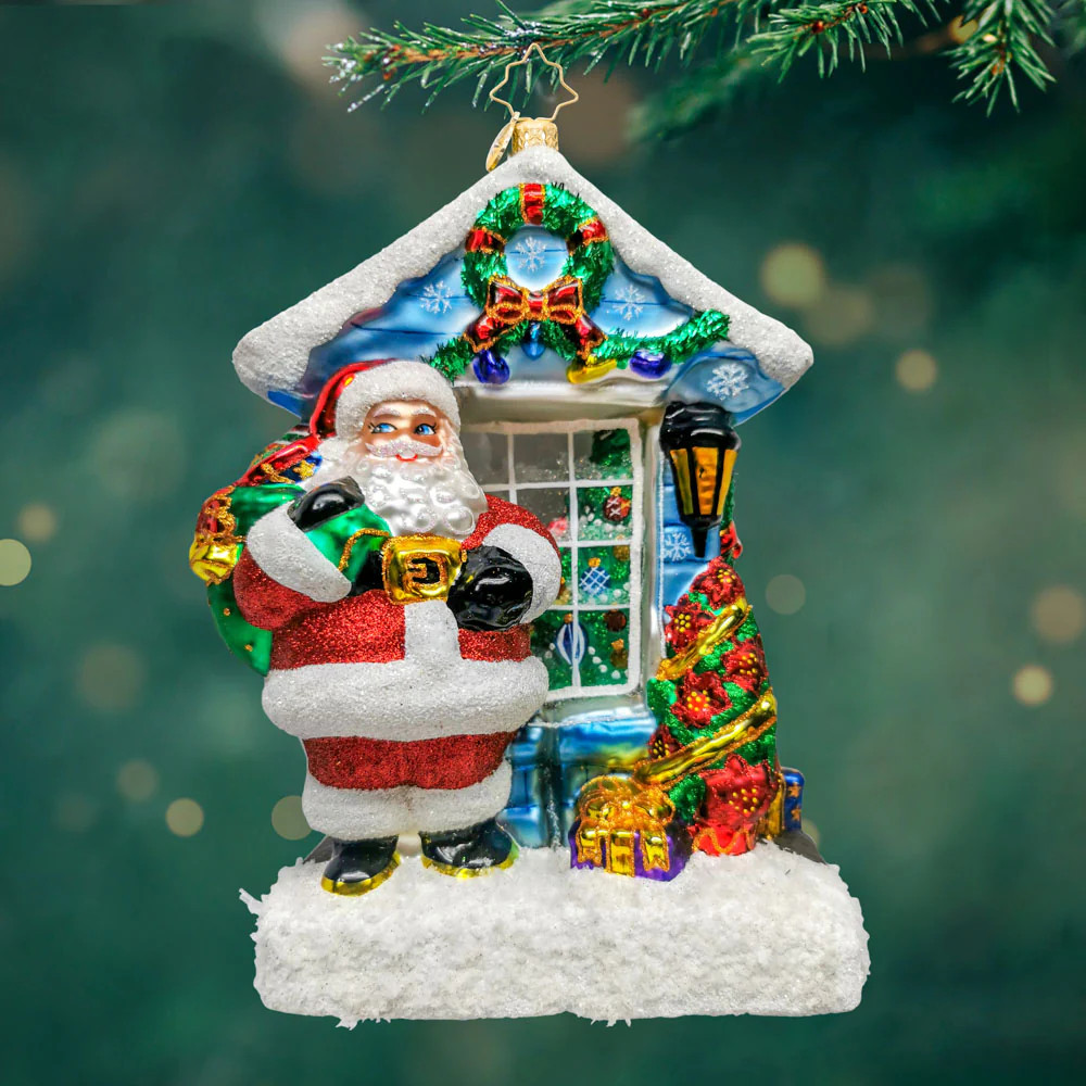 Christopher Radko Gazing Through the Holidays Glass Christmas