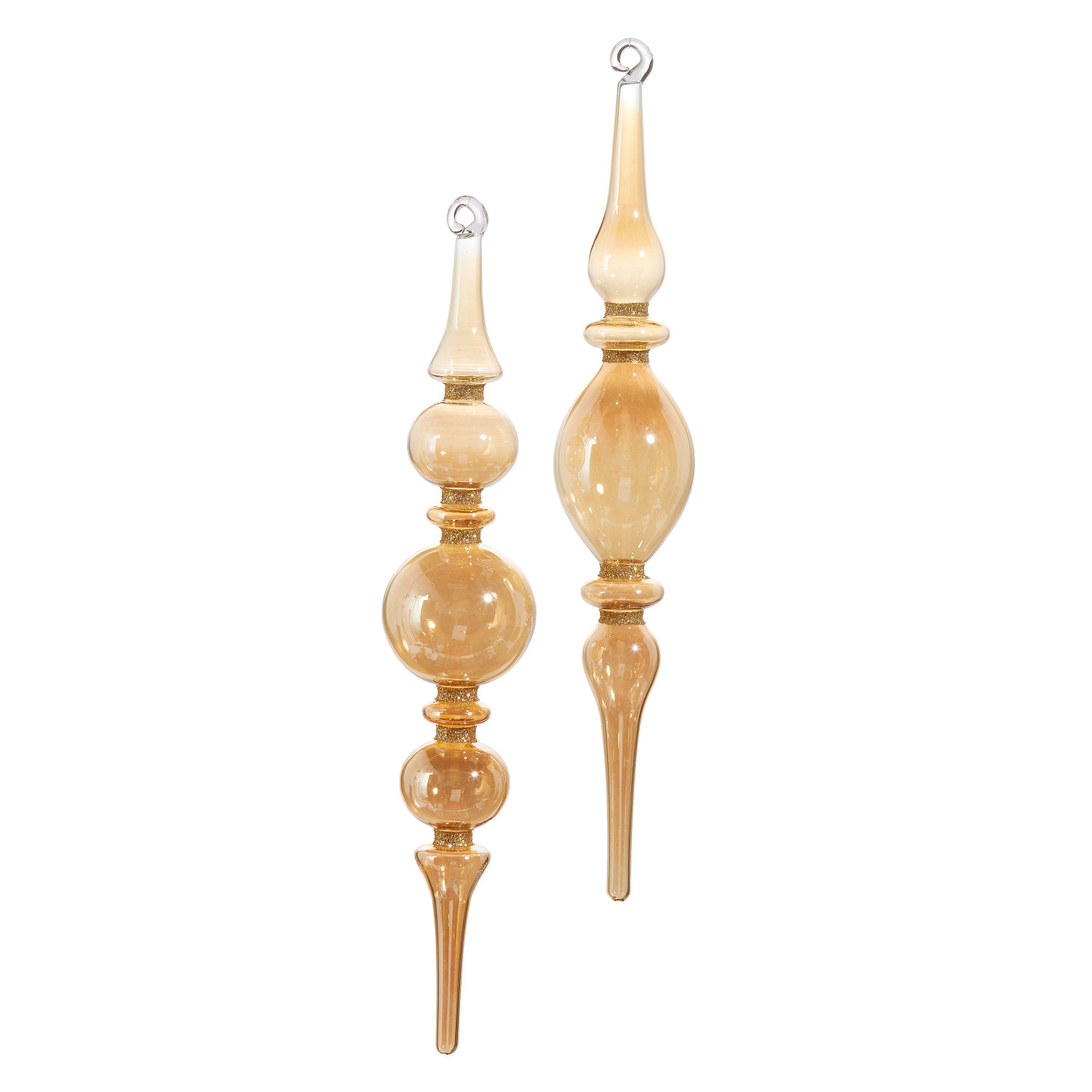 Raz Imports Finial Glass Ornament