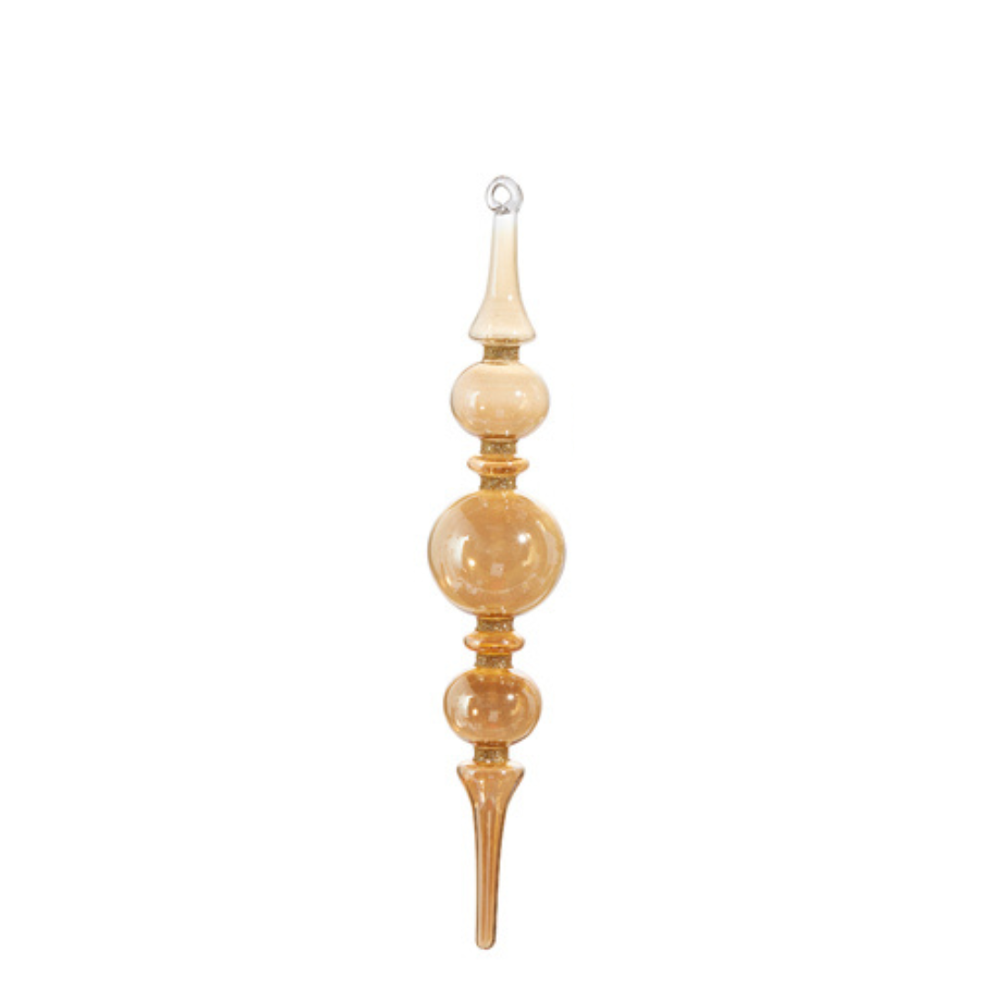 Raz Imports Finial Glass Ornament - Thumbnail 2