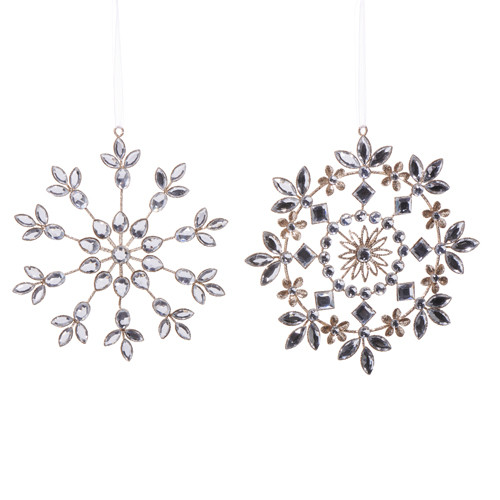 Raz Imports Snowflake Ornament