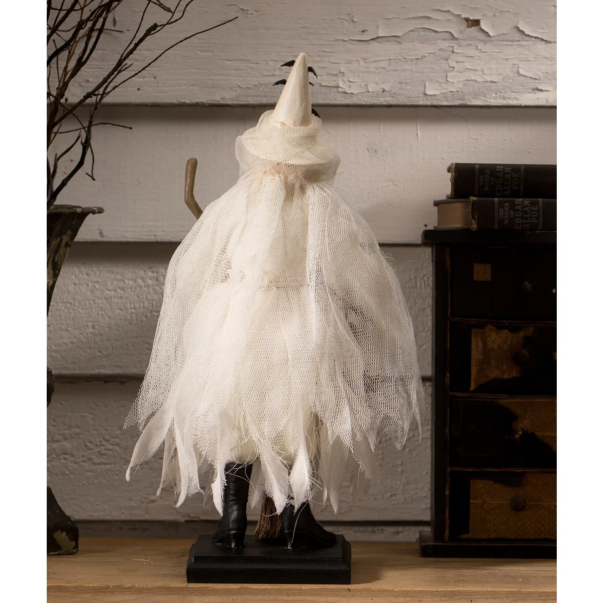 Bethany Lowe 16" Ghostly Witch Vintage Halloween Decoration | Bethany