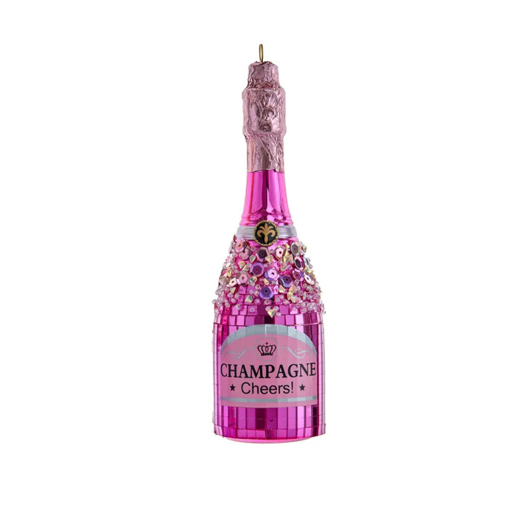 Kurt Adler Champagne Bottle Ornament