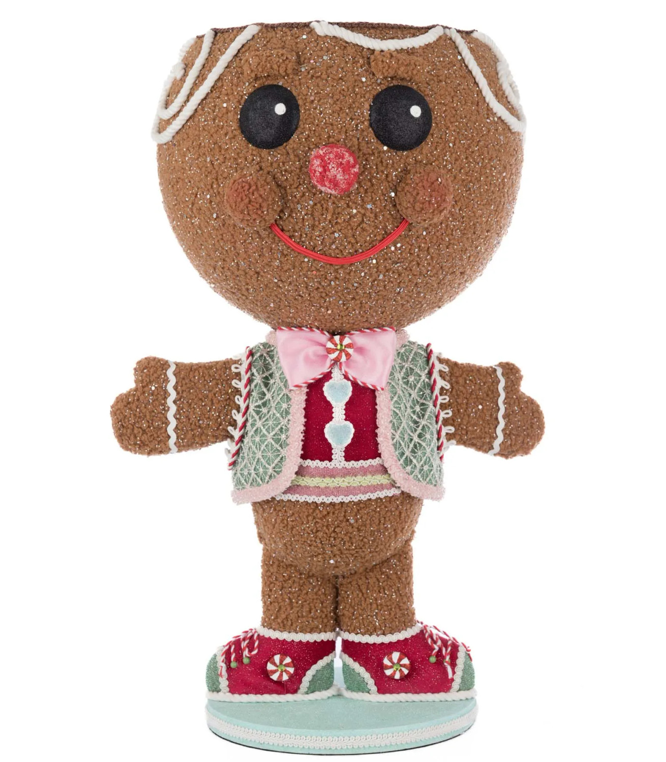 Stick E. Sweet Gingerbread Boy Candy Container - Thumbnail 4