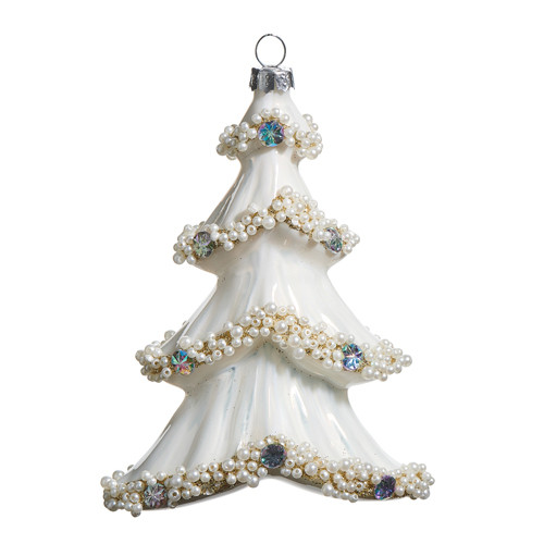 Raz Imports Tree Glass Ornament