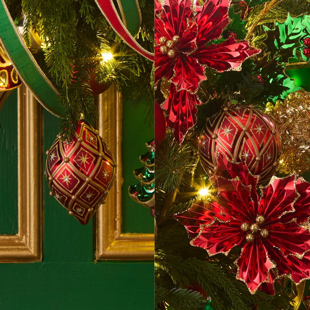 Raz Imports Deco Glass Christmas Ornament - Thumbnail 2