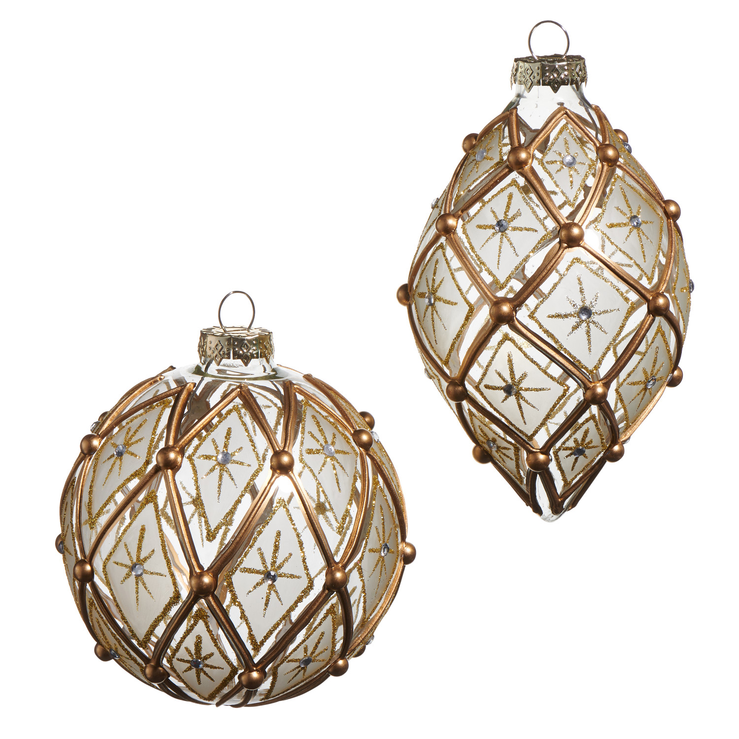 Raz Imports Deco Glass Ornament - Thumbnail 2