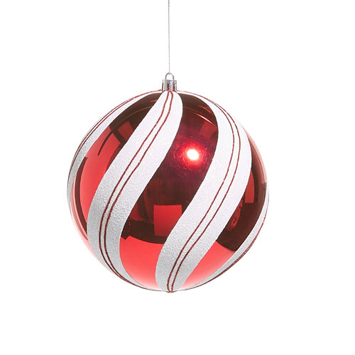Raz Imports Candy Cane Stripe Christmas Ornament - Thumbnail 2