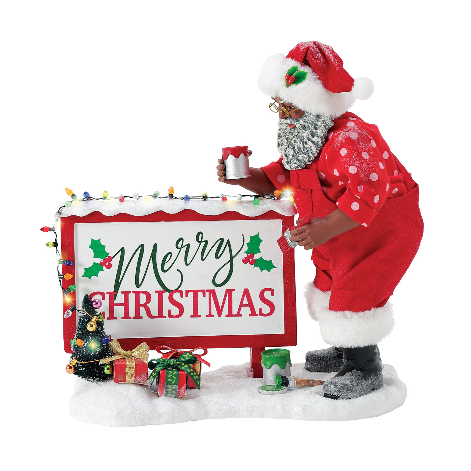 Department 56 Possible Dreams African American Santa North Pole