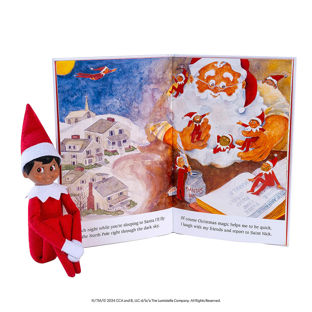Elf on the Shelf ボックスセット |アフリカ系アメリカ人の
