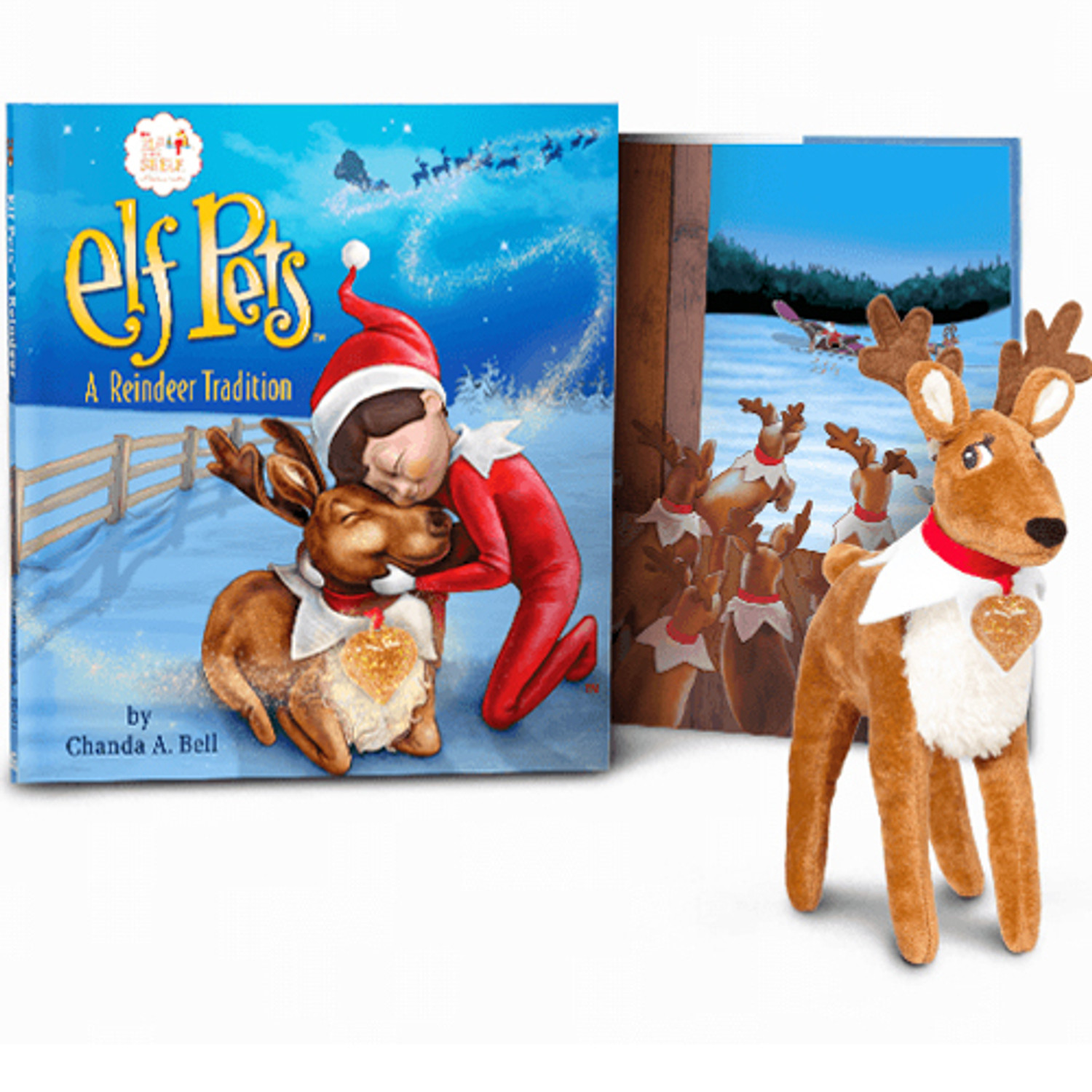 The Elf on the Shelf - Elf Pets Figures Multipack Includes St. Bernard,  Reindeer, and Arctic Fox!