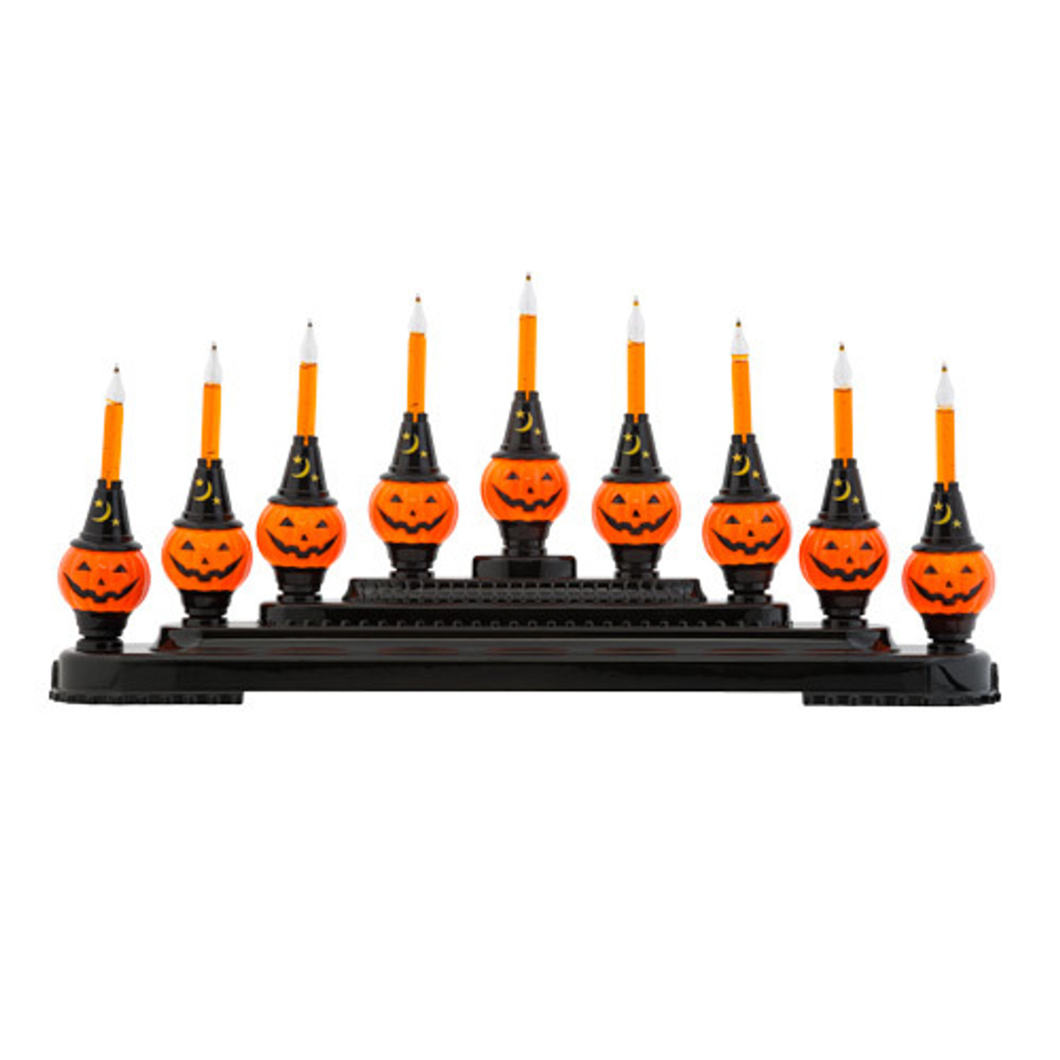 Christopher Radko Shiny Brite Halloween Bubble Bright Pumpkin Light  Candolier 4027908