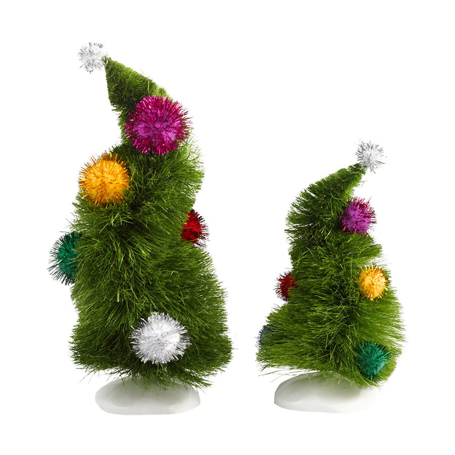 Department 56 Grinch Village Accessories Wonky Trees