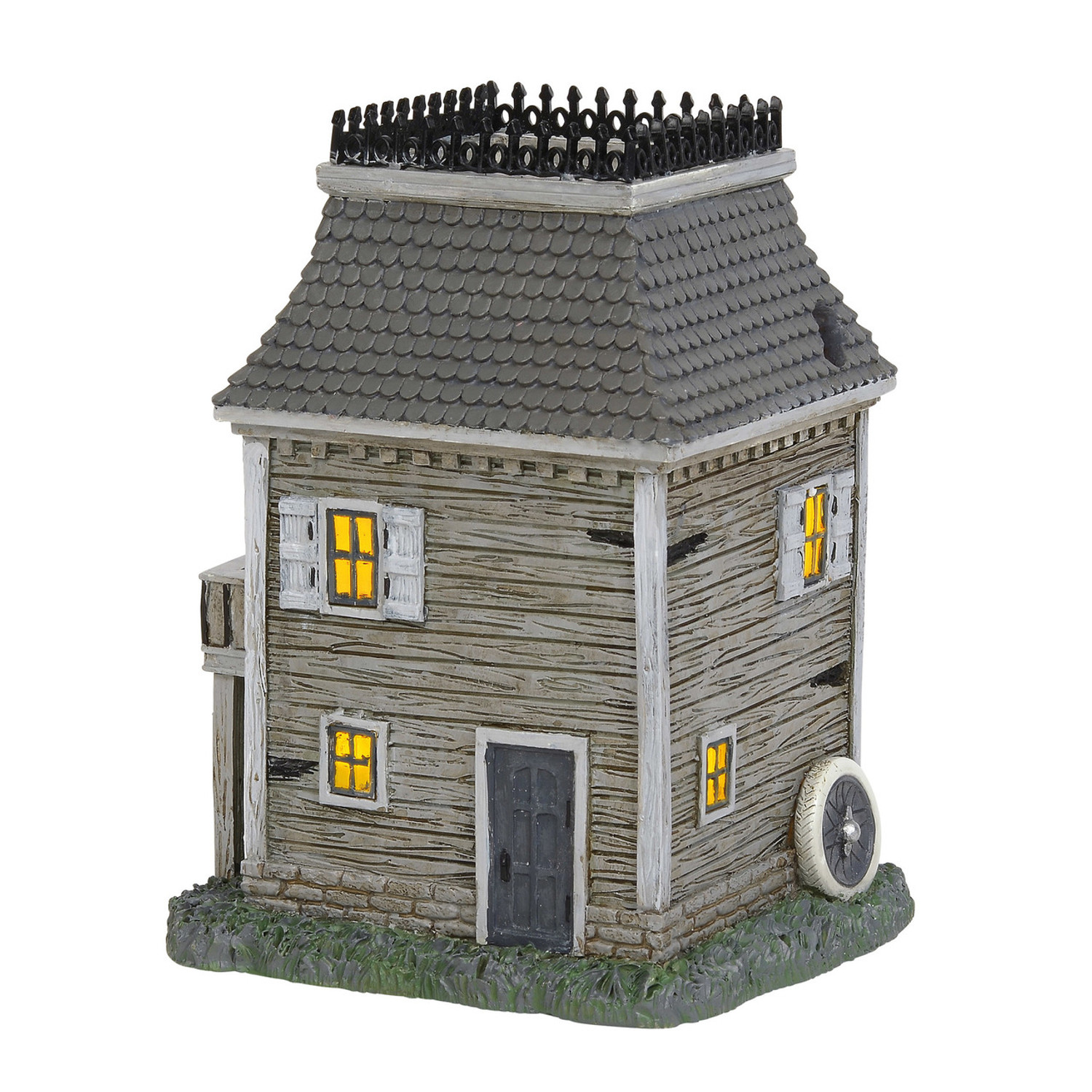 Department 56 Addams Family Midyear Set Carriage House and