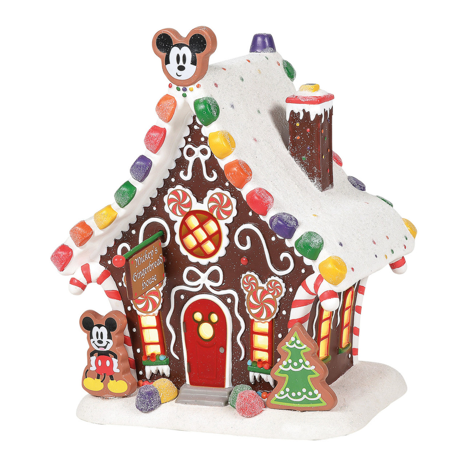 Department 56 Disney Village Mickey's Gingerbread House Building 6001317