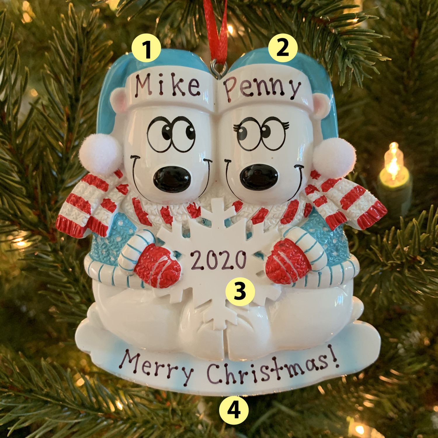 Bear Family Christmas Ornament - Frisco Mercantile