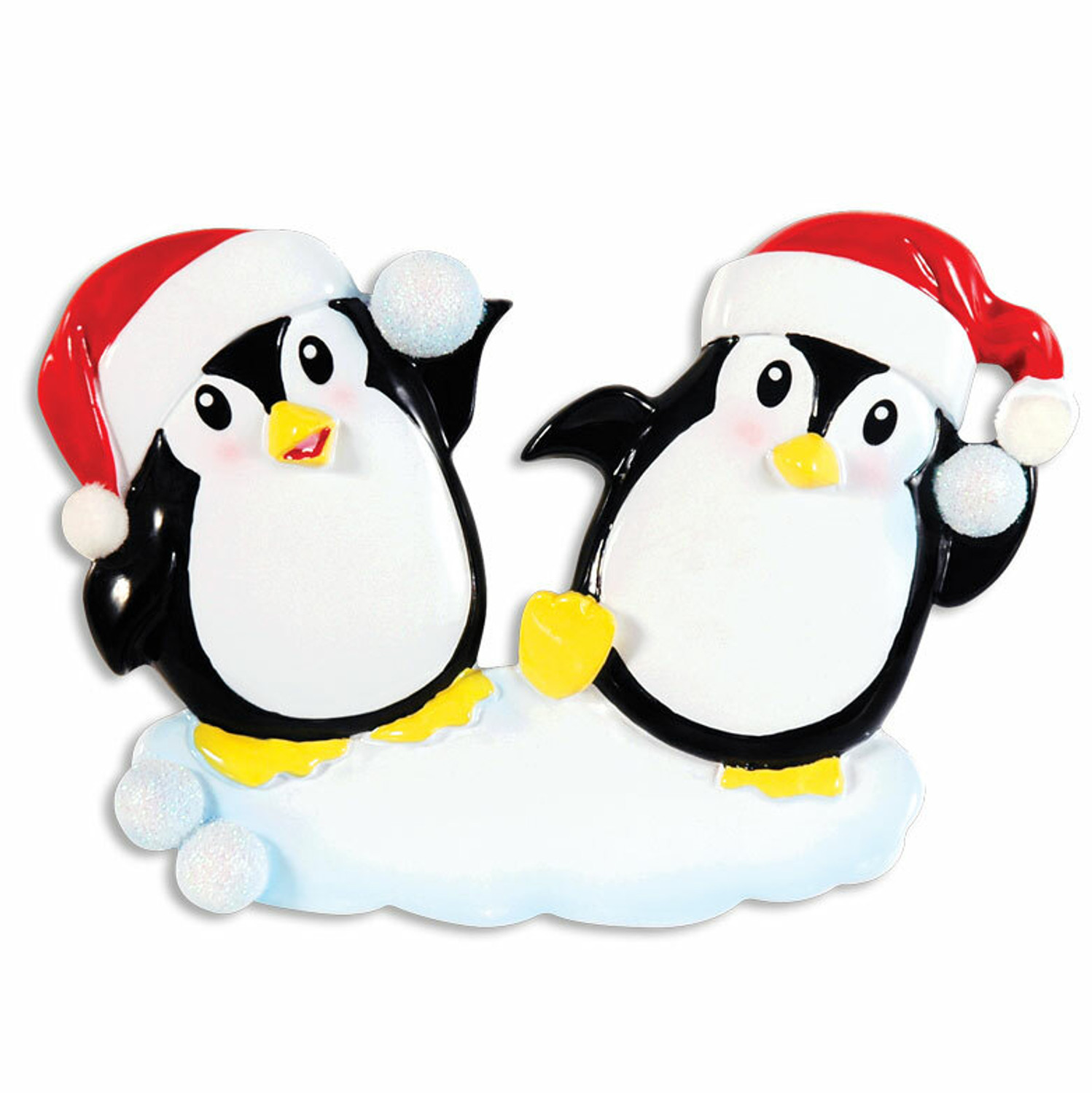 Pinguin mit Schal und Schneeflocke Jahreszahl 2021 / 2022