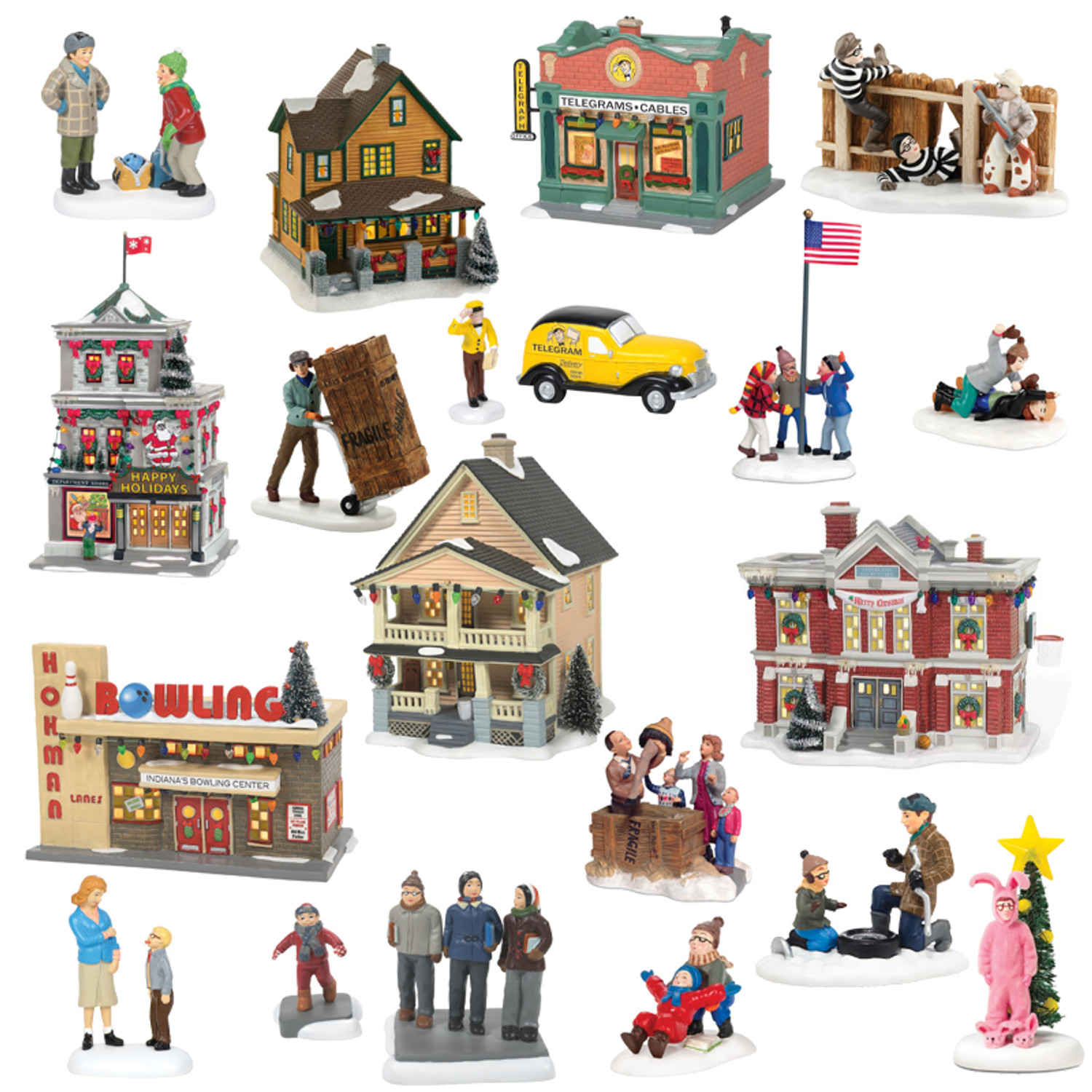 Department 56 A Christmas Story 2023 Full Set Department 56 A Christmas Story A Christmas Story village