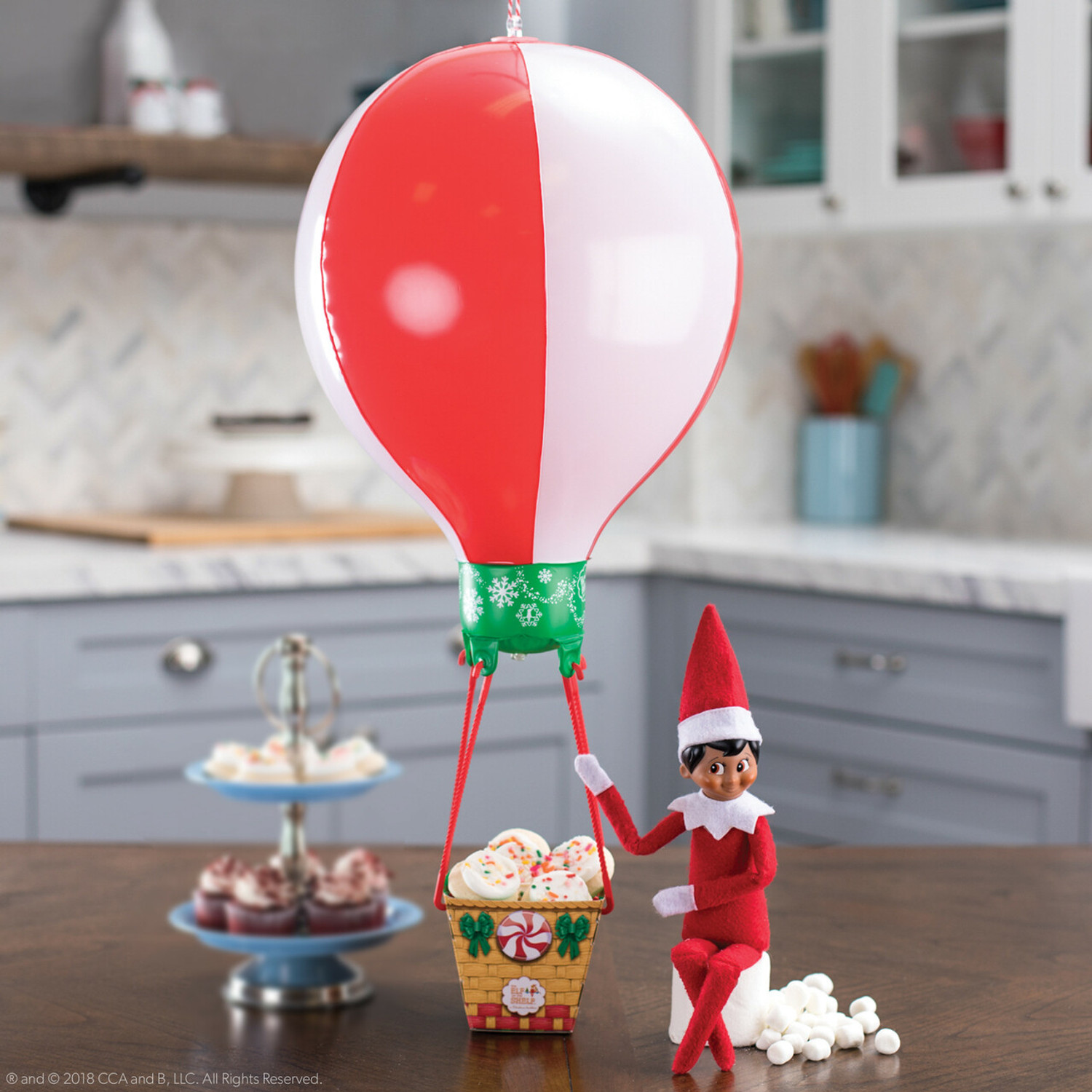 Elf On The Shelf Peppermint Balloon Ride, Elf On The Shelf Accessories