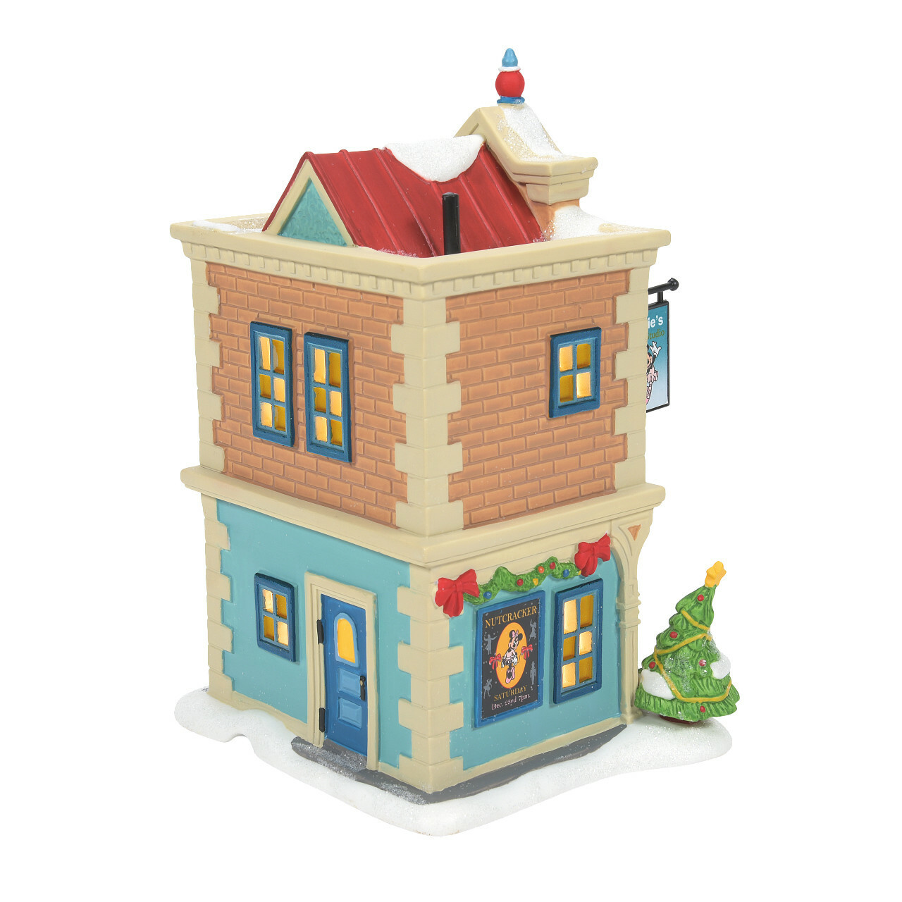 Department 56 Disney Village Minnie's Dance Academy Building