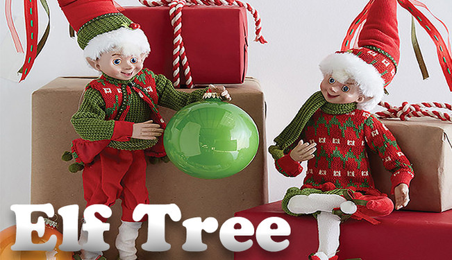 Elf on the Shelf Themed Tree