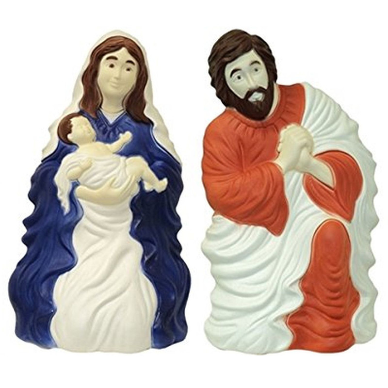 Blow Mold Life Size Christmas Nativity 10pc Set