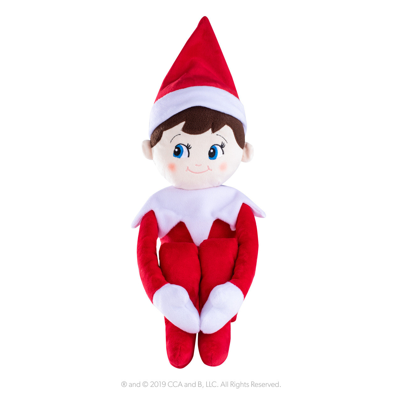 The Elf On The Shelf Plushee Pal - 19 Inch Cuddly Light Skin Boy Elf Toy