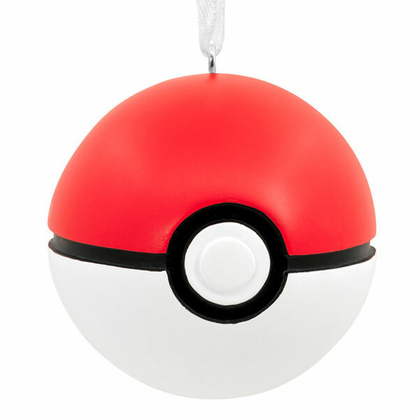 Hallmark 3" Pokemon Poke Ball kerstornament 2hcm9491