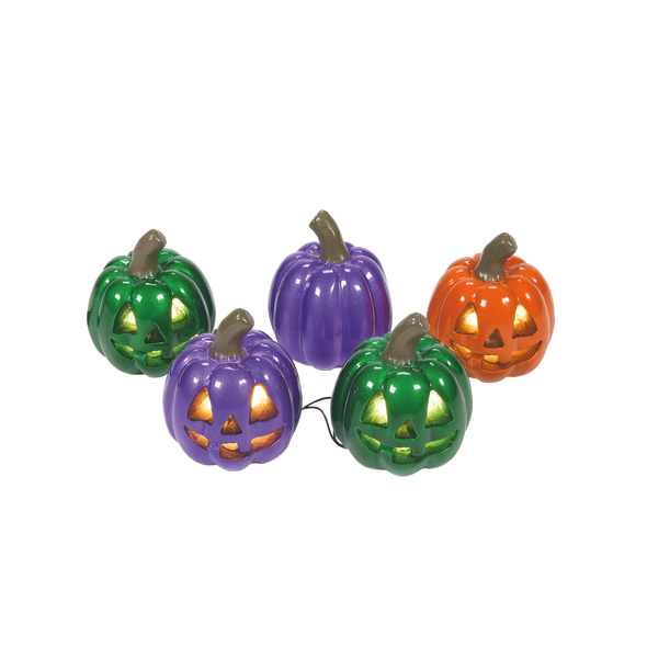 Department 56 Halloween Village Lit Shiny Pumpkin String Light 6009843